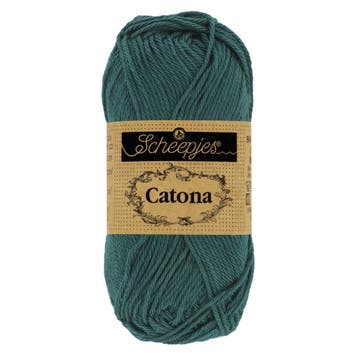 Scheepjes Catona 25g - 244 Spruce - Haakgaren / Breigaren, Ophalen of Verzenden, Nieuw, Breien of Haken, Wol of Garen
