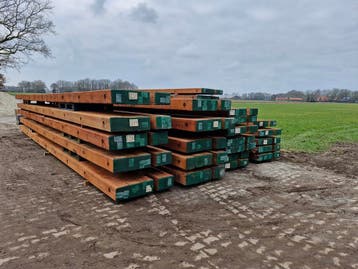 Schotten draglineschotten Crane mats SCHERP GERIJST NIEUW, Nieuw