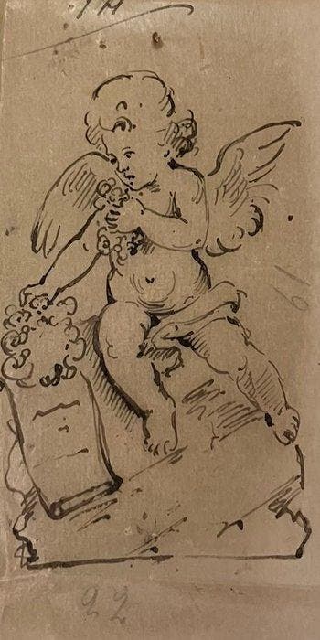 Mauro Gandolfi (1764-1834), Toegeschreven aan - Putto