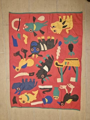 West-Afrikaanse collectie — Abomey appliqué-textiel,