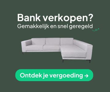 Bank verkopen? Ontdek je vergoeding!, Huis en Inrichting, Zo goed als nieuw