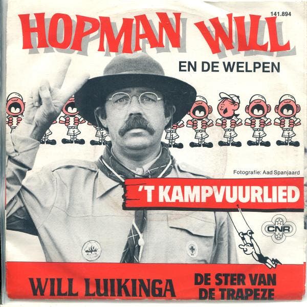 vinyl single 7 inch - Hopman Will en de Welpen - t Kampv..., Cd's en Dvd's, Vinyl Singles, Zo goed als nieuw, Verzenden
