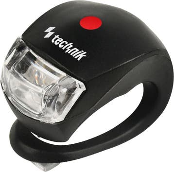 Technik BL01 siliconen fietsverlichting set voor en achter, Ophalen of Verzenden, Nieuw