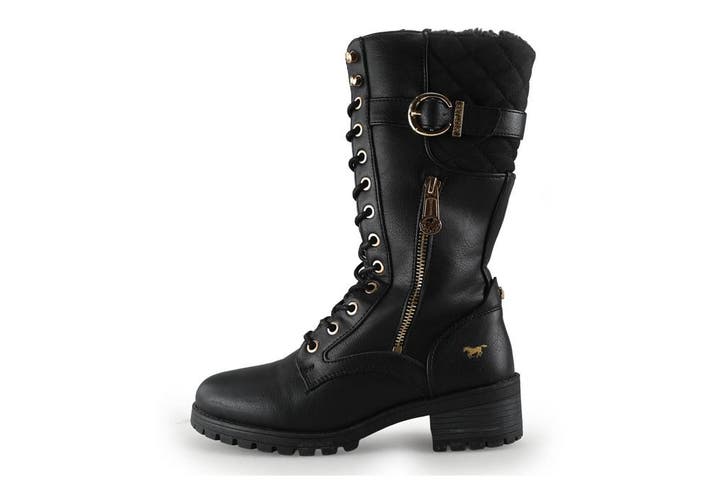 Mustang Laarzen in maat 36 Zwart, Kleding | Dames, Schoenen, Zwart, Zo goed als nieuw, Hoge laarzen, Verzenden