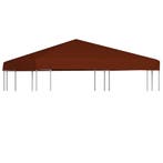 vidaXL Prieeldak 310 g m² 3x3 m terracota, Tuin en Terras, Partytenten, Verzenden, Nieuw