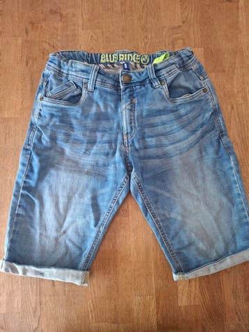 Blue Ridge Denim jeans short lichtblauw slim fit maat 158, Gebruikt, Blue Ridge Denim, Jongen, Broek