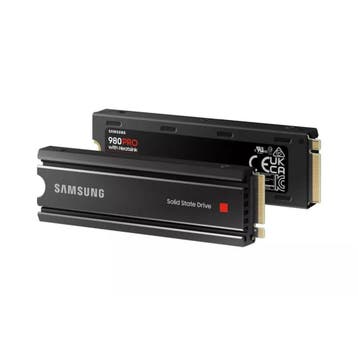 Internal SSD 980 Pro M.2 NVME 1TB met Heatsink - Samsung PS5, Ophalen of Verzenden, Zo goed als nieuw