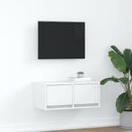 vidaXL Tv-meubel 60x31x25,5 cm bewerkt hout wit, Verzenden, Nieuw, Overige houtsoorten