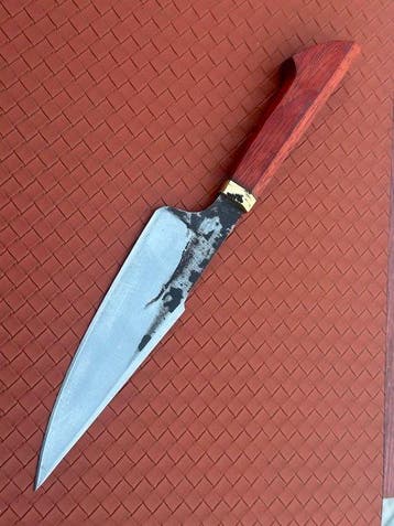 Custom Hand-Forged Premium Chefs Knife - Tafelmes - Staal,