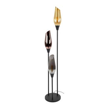 Vloerlamp Glas - Nieuw - Smoke - Amberglas - Webshop, Nieuw, Glas, 150 tot 200 cm, Modern, Industrieel, Design, Minimalistisch