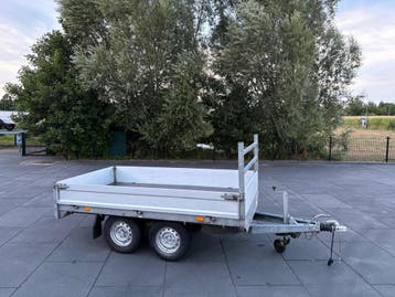Saris Plateauwagen 270 x 150 cm nieuwe Bodem ! 2000kg MARGE, Ophalen, Gebruikt