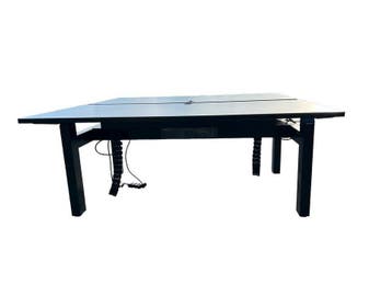 Herman Miller Duo Werkplek, Inclusief Scheidingswand!, Huis en Inrichting, Verzenden, In hoogte verstelbaar, Zo goed als nieuw