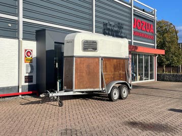 Paardentrailer Bockmann duo P10 1998, Dieren en Toebehoren, Ophalen, Gebruikt, Hout, 2-paards trailer