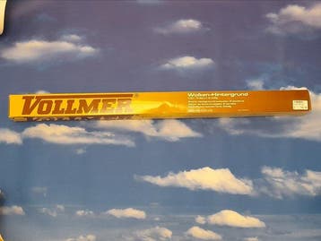 Vollmer H0 - 6105 - Treinset (1) - wolkenachtergrond, Nieuw