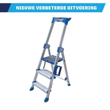 Alumexx Twin Deck - Vernieuwde luxe huishoudtrap, Doe-het-zelf en Verbouw, Verzenden, Nieuw
