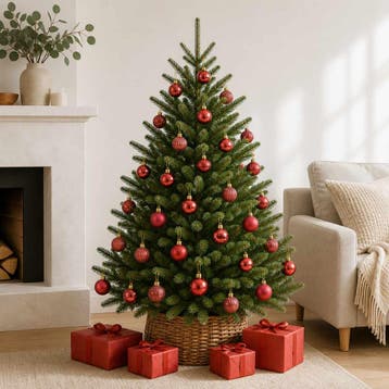 vidaXL Kerstballen set 150 st Wijnrood 3 cm Polystyreen, Verzenden, Nieuw