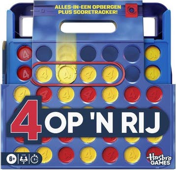 Vier op een Rij - Gezelschapsspel - Nieuwe Editie, Hobby en Vrije tijd, Verzenden, Nieuw