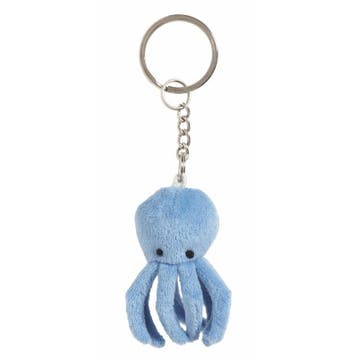 Nature Planet octopus knuffel sleutelhanger - pluche - 6 cm, Kinderen en Baby's, Speelgoed | Knuffels en Pluche, Verzenden, Nieuw