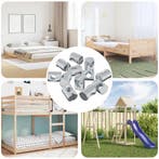 vidaXL Barrel Moer 3462 pcs Zilver M6 x 13 mm IJzer, Verzenden, Nieuw