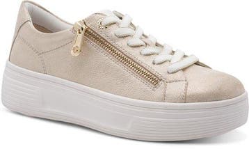Tamaris Comfort Essentials Dames Sneakers - BEIGE GLAM 36, Verzenden, Nieuw