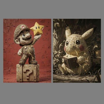 Yamila - XL - Mario y Pikachu: La Sabiduría del Oro, Nieuw