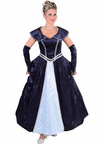 Edelvrouw kleding marine middeleeuwen, Kleding | Dames, Carnavalskleding en Feestkleding, Ophalen of Verzenden, Nieuw