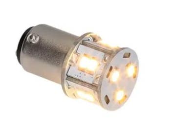 Nautic Led BA15D DUBBEL 10-35VDC 2.0W/20W WW, Ophalen of Verzenden, Nieuw, Zeilboot of Motorboot