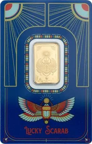 5 Gram goudbaar Pamp Suisse - Lucky Scarab, Verzenden, Goud