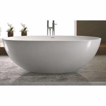 Vrijstaand Bad Luca Sanitair Vasca 180x93x56cm Solid Surface, Ophalen of Verzenden, Nieuw