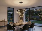 Veiling - Hanglamp Zand Zwart Trio Ring 60W LED CCT 3 Kleur, Nieuw