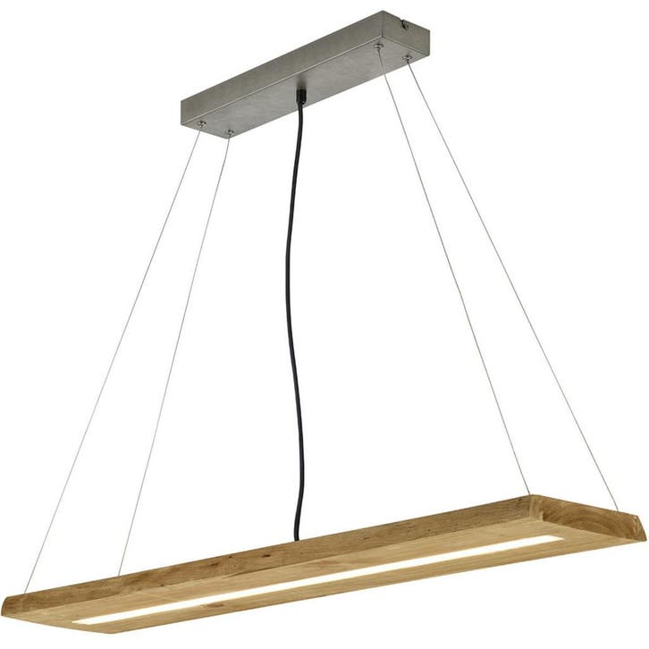 Trion Brida Dimbare LED Hanglamp 27W - Warm Wit 3000K - Hout, Huis en Inrichting, Lampen | Overige, Nieuw, Ophalen of Verzenden
