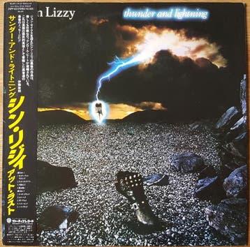 LP gebruikt - Thin Lizzy (WITH OBI) - Thunder And Lightni..., Verzenden, Zo goed als nieuw, Overige formaten