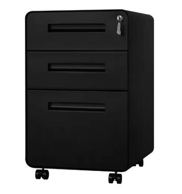 Metalen Verrijdbare Archiefkast met Slot – 3 Lades 40x63x51, Verzenden, Nieuw in verpakking