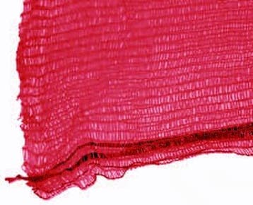 Filtermaterialen zak 60x40cm rood fijnmazig (Vijverfilter), Ophalen of Verzenden, Nieuw, Vijverfilter
