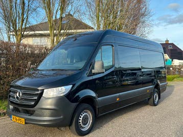 Zakelijke Lease |  Mercedes-Benz Sprinter 316 L3H2 Automaat, Automaat, Gebruikt, Zwart, Mercedes-Benz