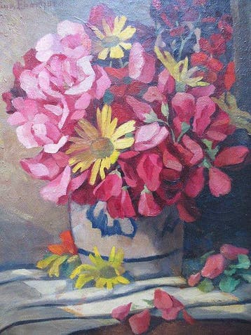 Heinrich Eberhard (1884-1973) - Üppiger Blumenstrauß in