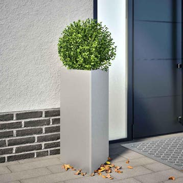 vidaXL Plantenbakken 2 st driehoek 40x34,5x75 cm, Verzenden, Nieuw, Metaal