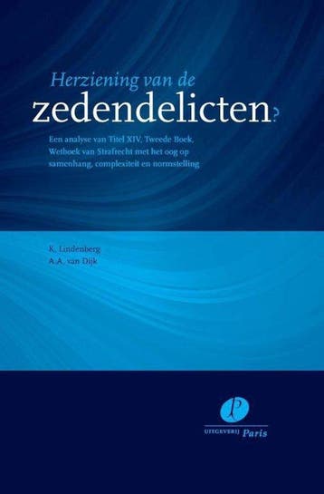 9789462510951 Herziening van de zedendelicten?, Verzenden, Zo goed als nieuw, K. Lindenberg