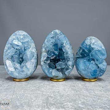 Adembenemend Celestiet-Ei-Drusen-Set – hemelsblauw, Verzamelen