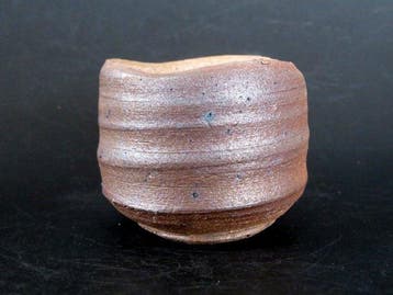 Mino Ware Gendo Kiln Yakishime (unglazed ceramics) Guinomi