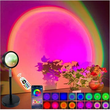 RGB Zonsondergang Lamp met App en Afstandsbedieningen, Verzenden