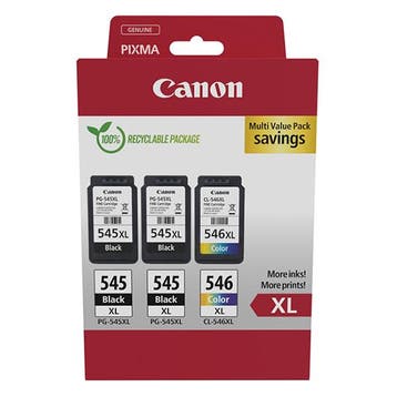 Canon PG-545XLx2/CL-546XL multipack Inktcartridge, Verzenden, Nieuw, Canon