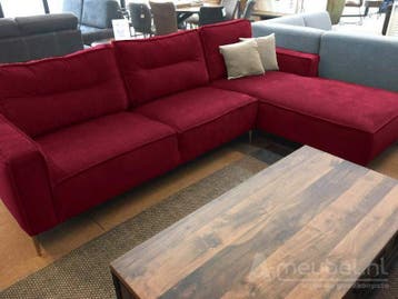 Loungebank Capelle - loungebanken - Rood, Nieuw, 150 cm of meer, Overige materialen, 200 tot 250 cm