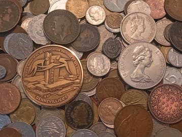 Wereld. Large lot of World Coins, 1800 to présent. (Zonder