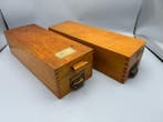Archiefkast (2) - Hout - archief ladenkast kaarten