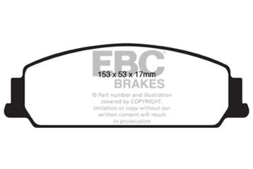 EBC 08-10 Pontiac G8 3.6 Yellowstuff Front Brake Pads, Ophalen of Verzenden, Nieuw