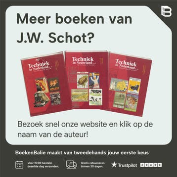 Techniek in ontwikkeling, waterstaat kantoor en, Verzenden, Zo goed als nieuw, J.W. Schot