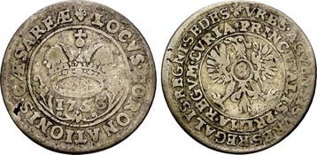 8 Mark 1753 Aachen Stadt:, Verzenden