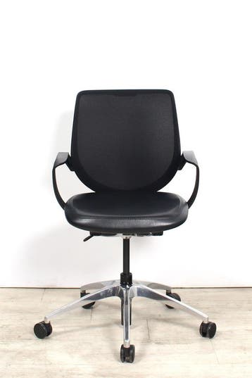Giroflex 313 bureaustoel, zwart-chrome, Overige plaatsen, Ophalen of Verzenden, Gebruikt, Stoel