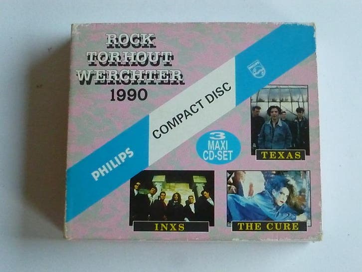 Rock Torhout Werchter 1990 / Texas, Inxs, The Cure (3 CD Sin, Cd's en Dvd's, Cd Singles, Zo goed als nieuw, Ophalen of Verzenden
